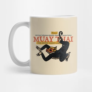 Vintage Muay Thai Tattoo Monkey Mug